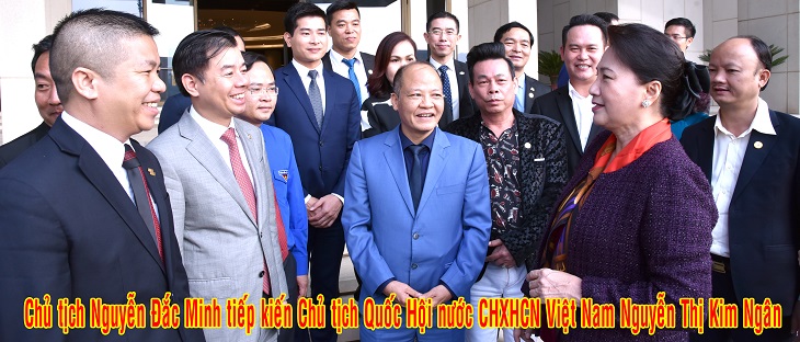 TGĐ.Nguyễn Đắc Minh tiếp kiến chủ tịch quốc hội nước CNXHCN Việt Nam Nguyễn Thị Kim Ngân