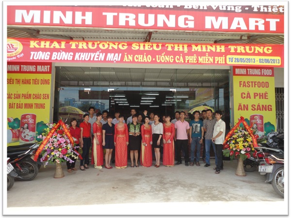 Khai Trương Minh Trung Mart