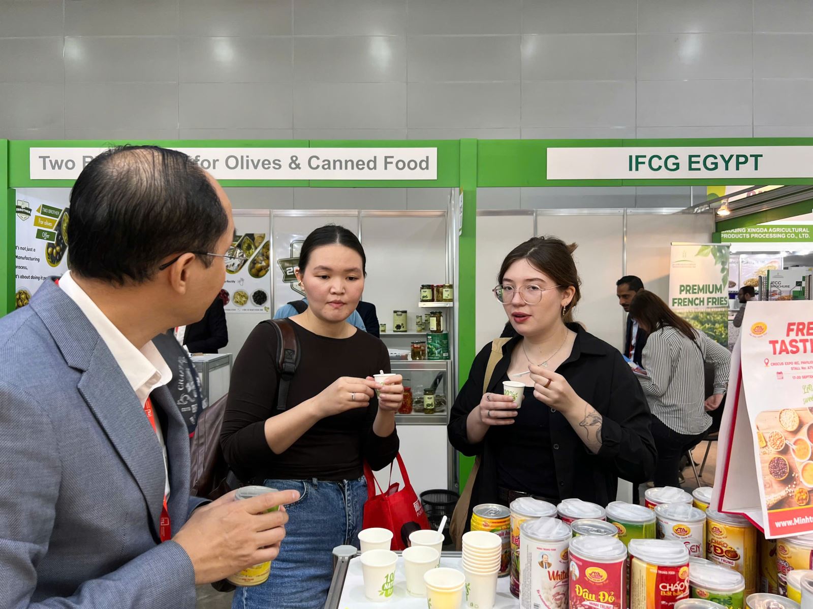 CHÁO SEN BÁT BẢO MINH TRUNG CÓ MẶT TẠI HỘI CHỢ THỰC PHẨM VÀ ĐỒ UỐNG WORLDFOOD MOSCOW 2024 TẠI LIÊN BANG NGA. 4