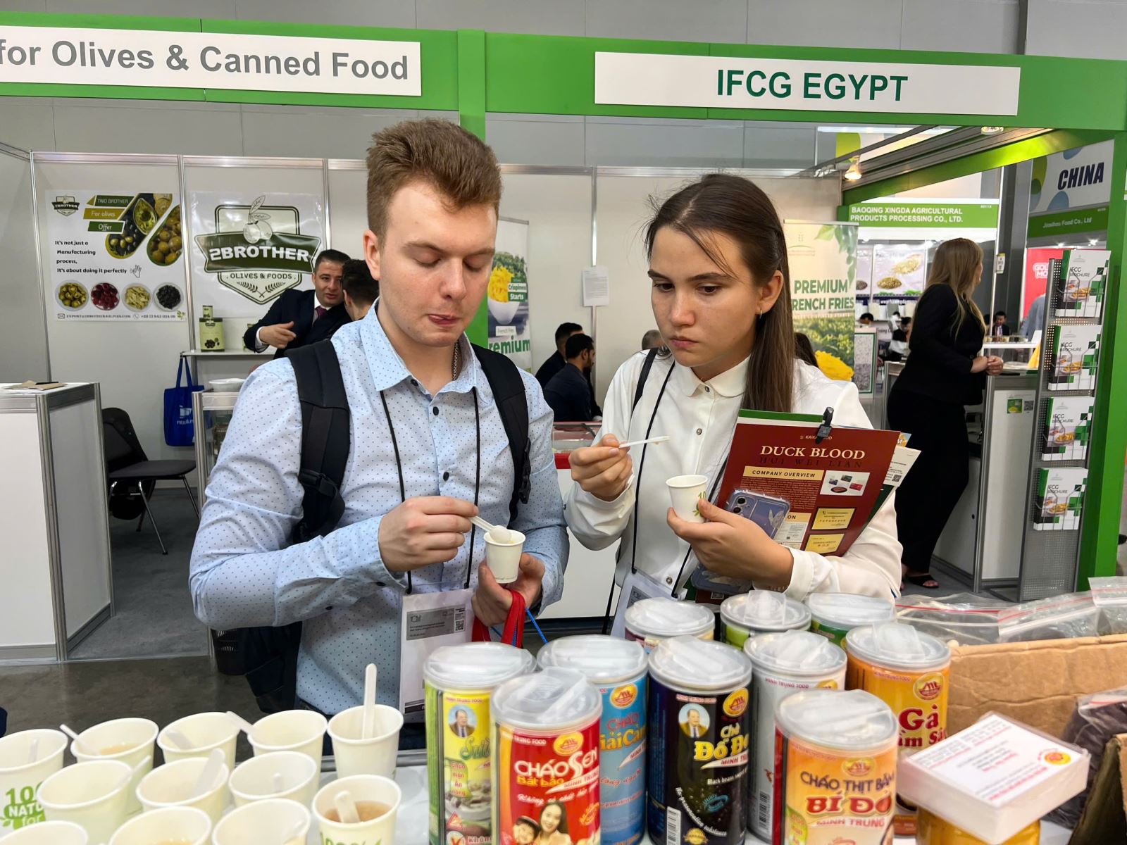 CHÁO SEN BÁT BẢO MINH TRUNG CÓ MẶT TẠI HỘI CHỢ THỰC PHẨM VÀ ĐỒ UỐNG WORLDFOOD MOSCOW 2024 TẠI LIÊN BANG NGA. 10