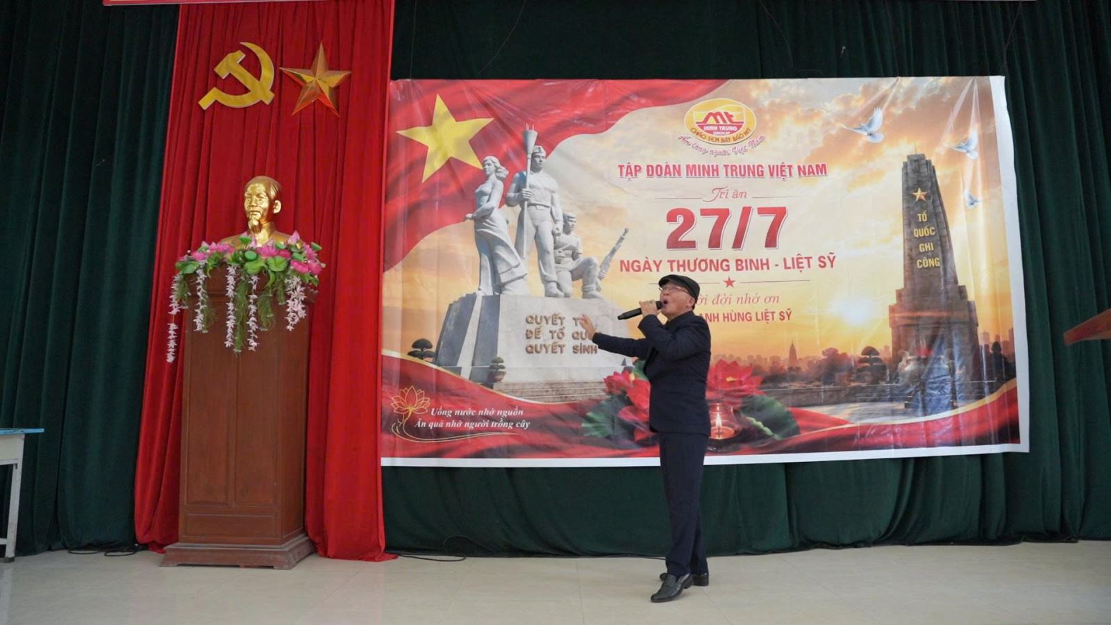  Tập đoàn Minh Trung Việt Nam tri ân ngày 27.7 tại xã Đại Lai - Bắc Ninh