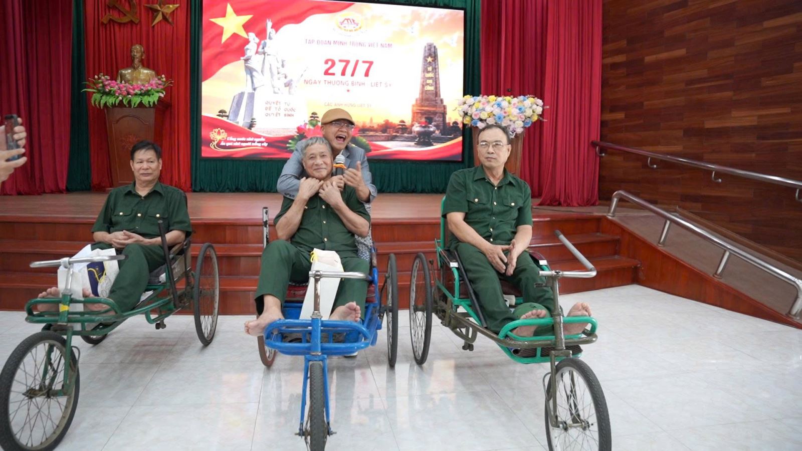  Tập đoàn Minh Trung Việt Nam tri ân ngày 27.7 tại Trung tâm điều dưỡng thương binh Thuận Thành