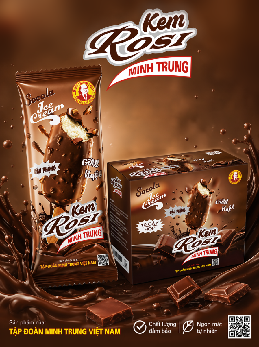 Kem Rosi Minh Trung Socola đậu phộng 3