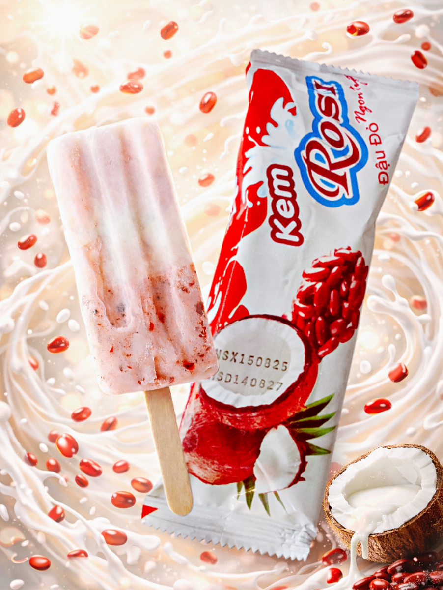 Kem Rosi Minh Trung đậu đỏ 3