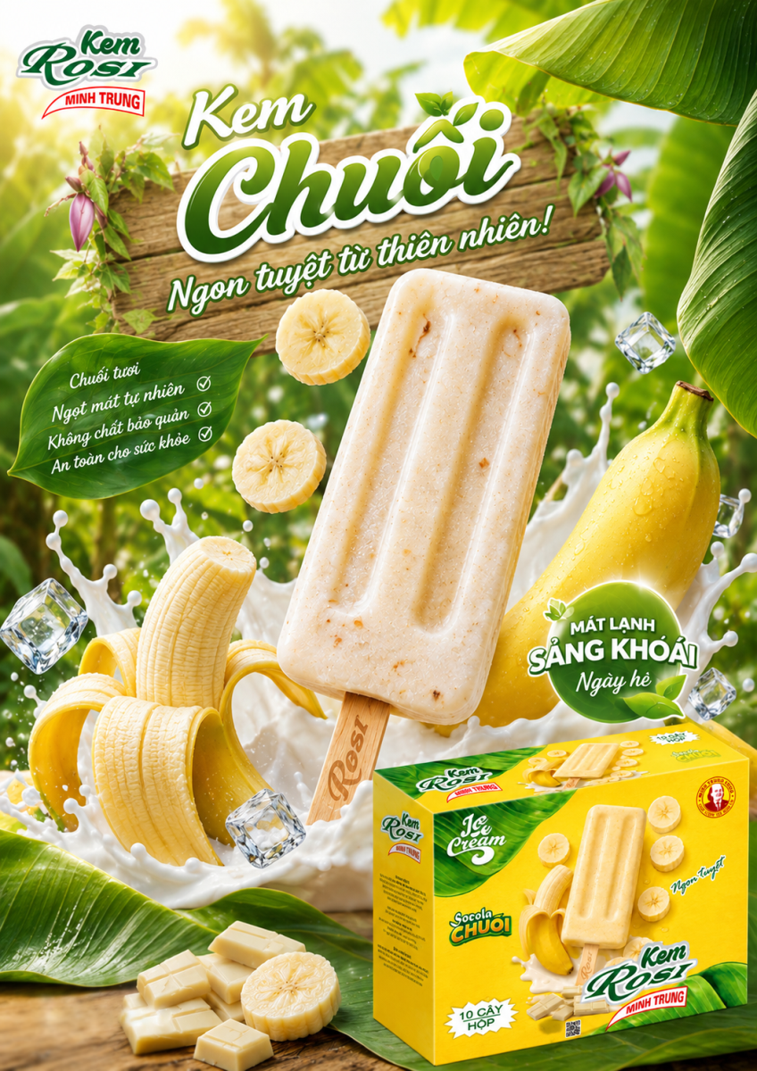 Kem Rosi Minh Trung Socola Chuối 4