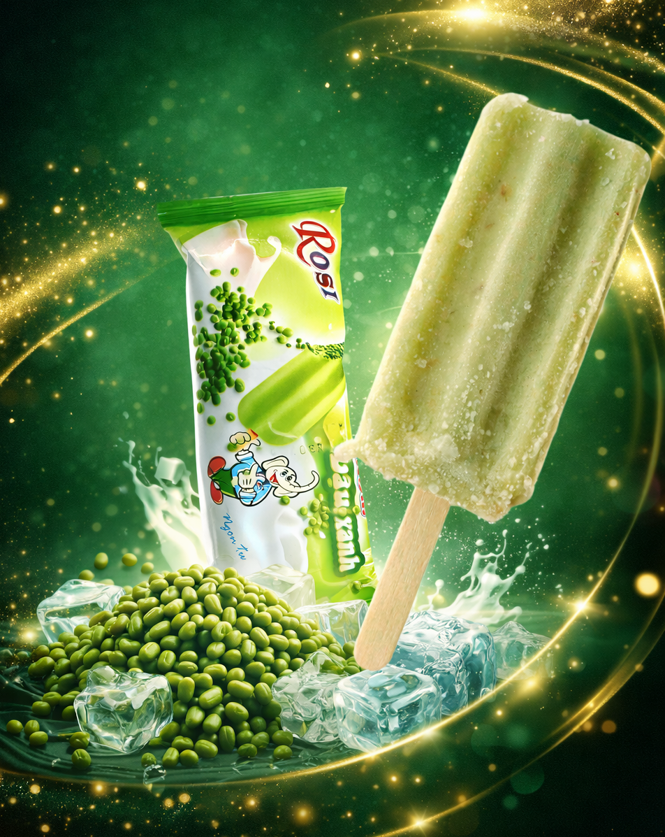 Kem Rosi Minh Trung đậu xanh 2