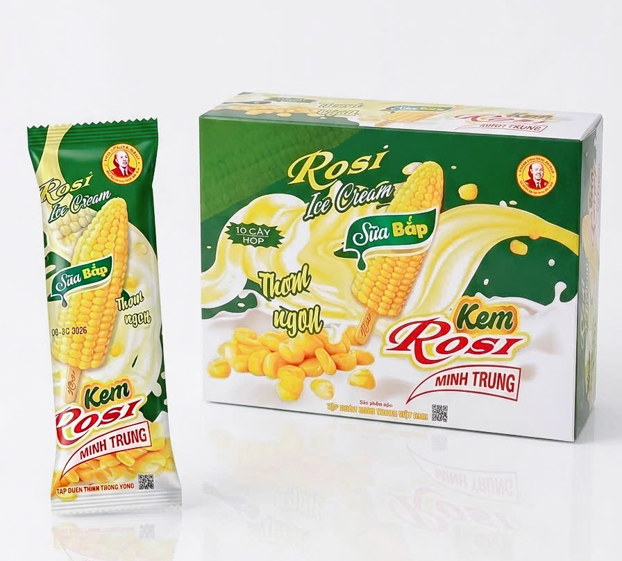 Kem Rosi Minh Trung sữa bắp 2
