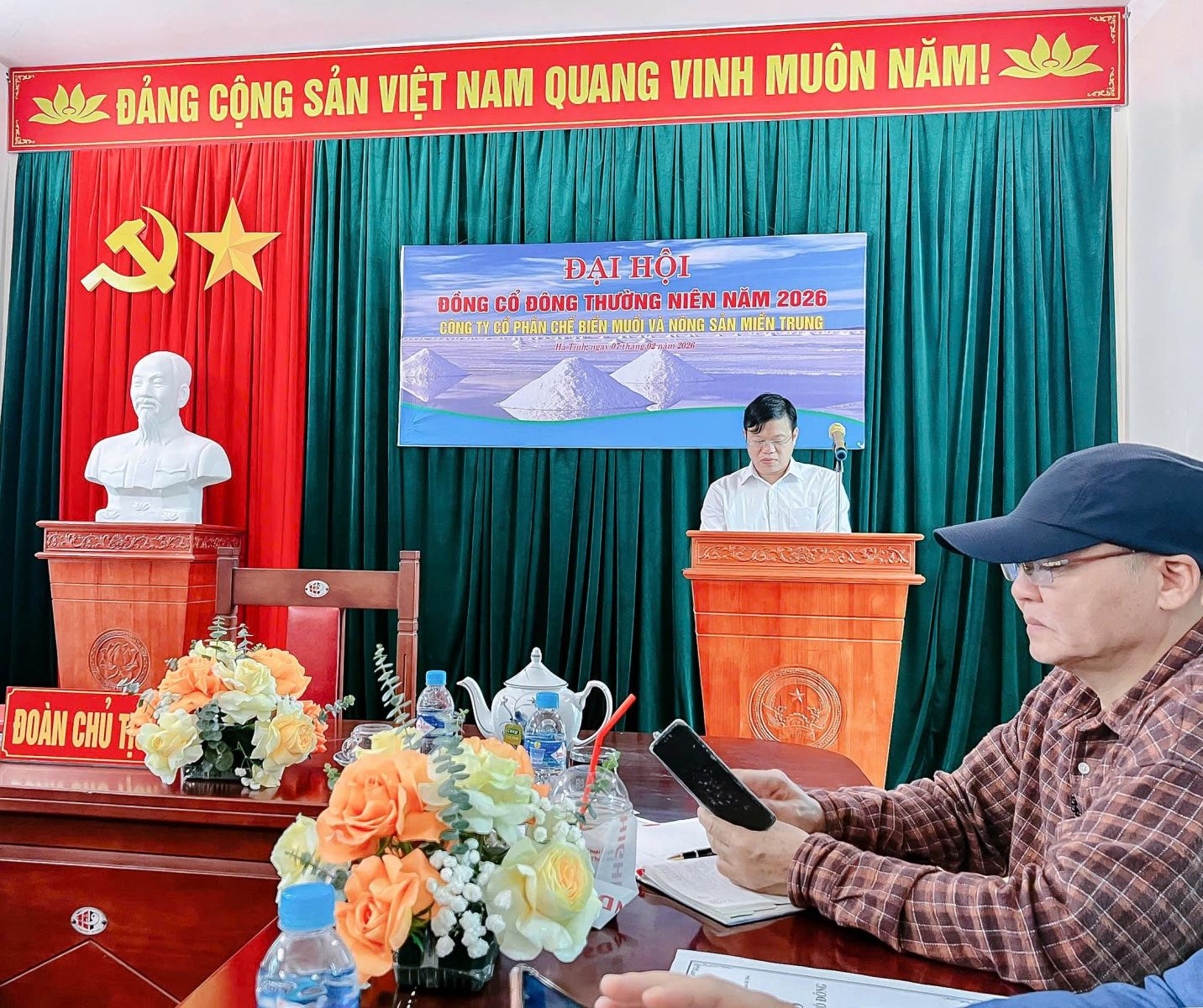 ĐẠI HỘI ĐỒNG CỔ ĐÔNG CÔNG TY CỔ PHẦN CHẾ BIẾN MUỐI VÀ NÔNG SẢN MIỀN TRUNG 4